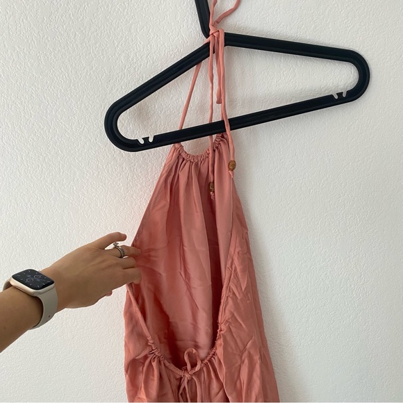 Song of Style Rosalind Halter Satin Maxi Dress Size XS - Picture 4 of 7